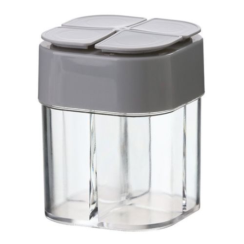 Four-in-one Sauce Sub-bottling; Creative Outdoor Barbecue Portable Transparent Seasoning Box